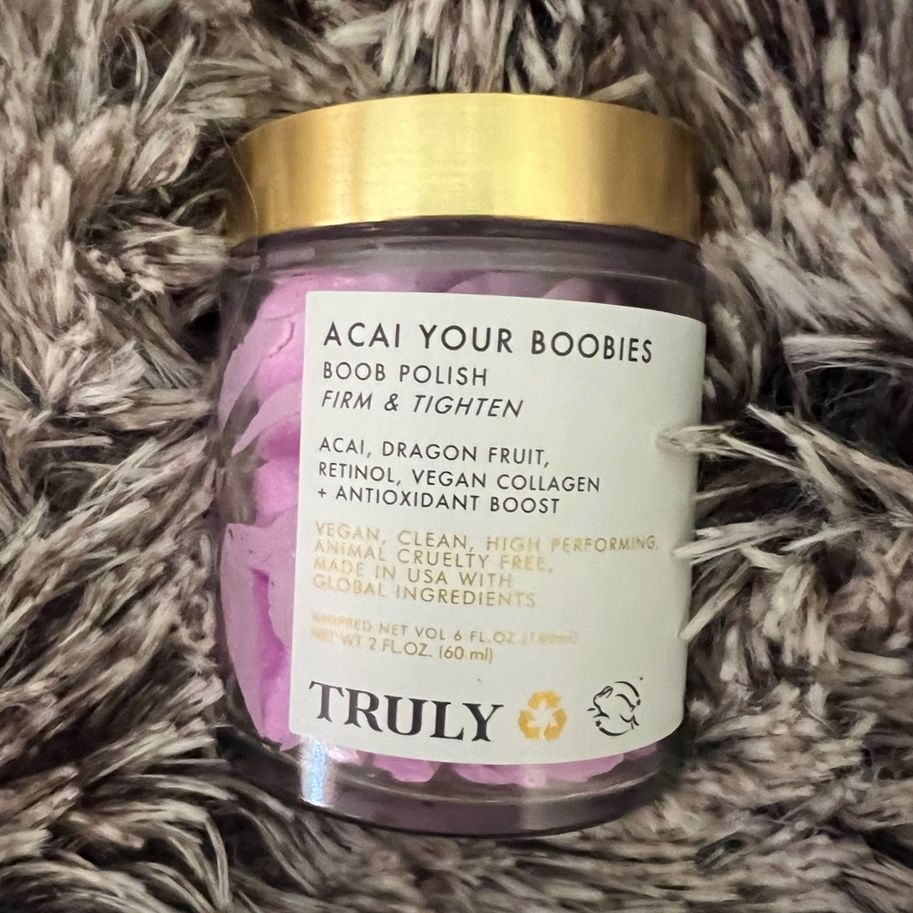 Açai your boobies Boob polish, by TRULY new with tags